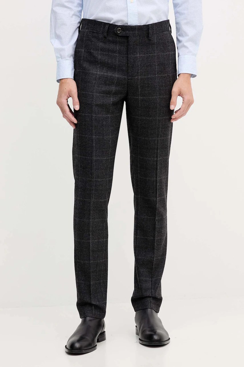 Pantaloni din lână tommy hilfiger Pantaloni din lână tommy hilfiger