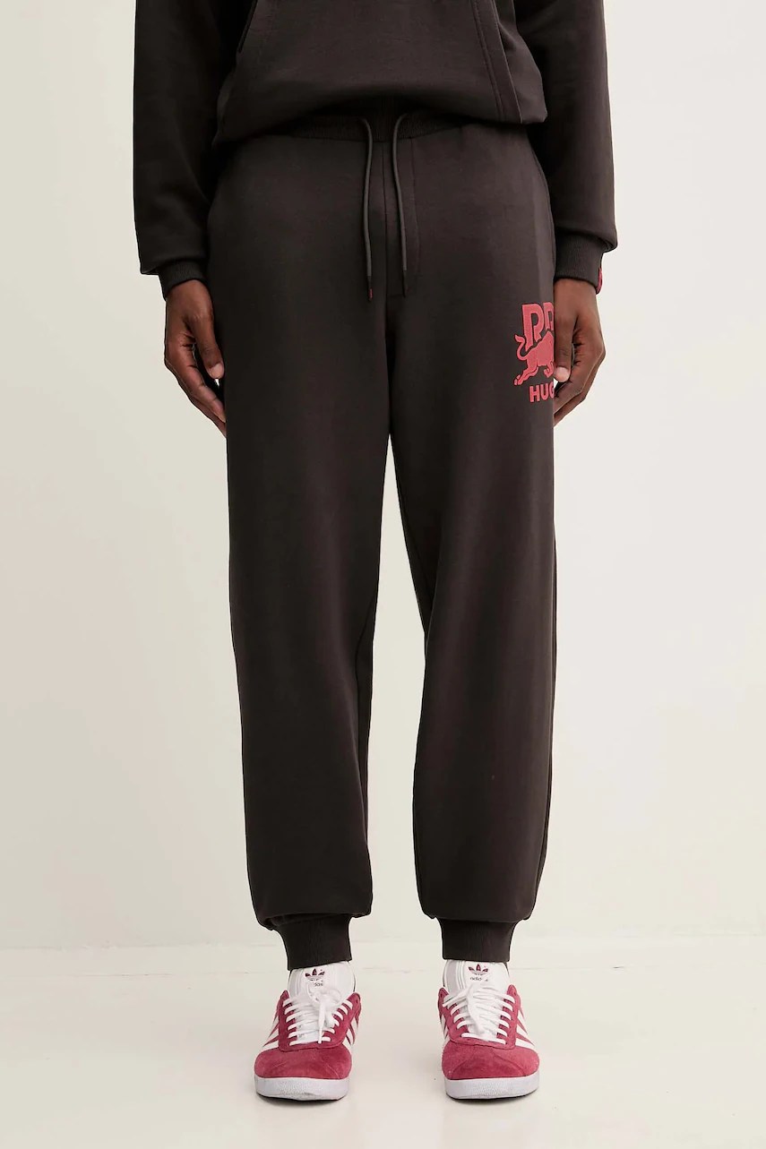 Pantaloni de trening HUGO din bumbac doverlopan_rb Pantaloni de trening HUGO din bumbac doverlopan_rb