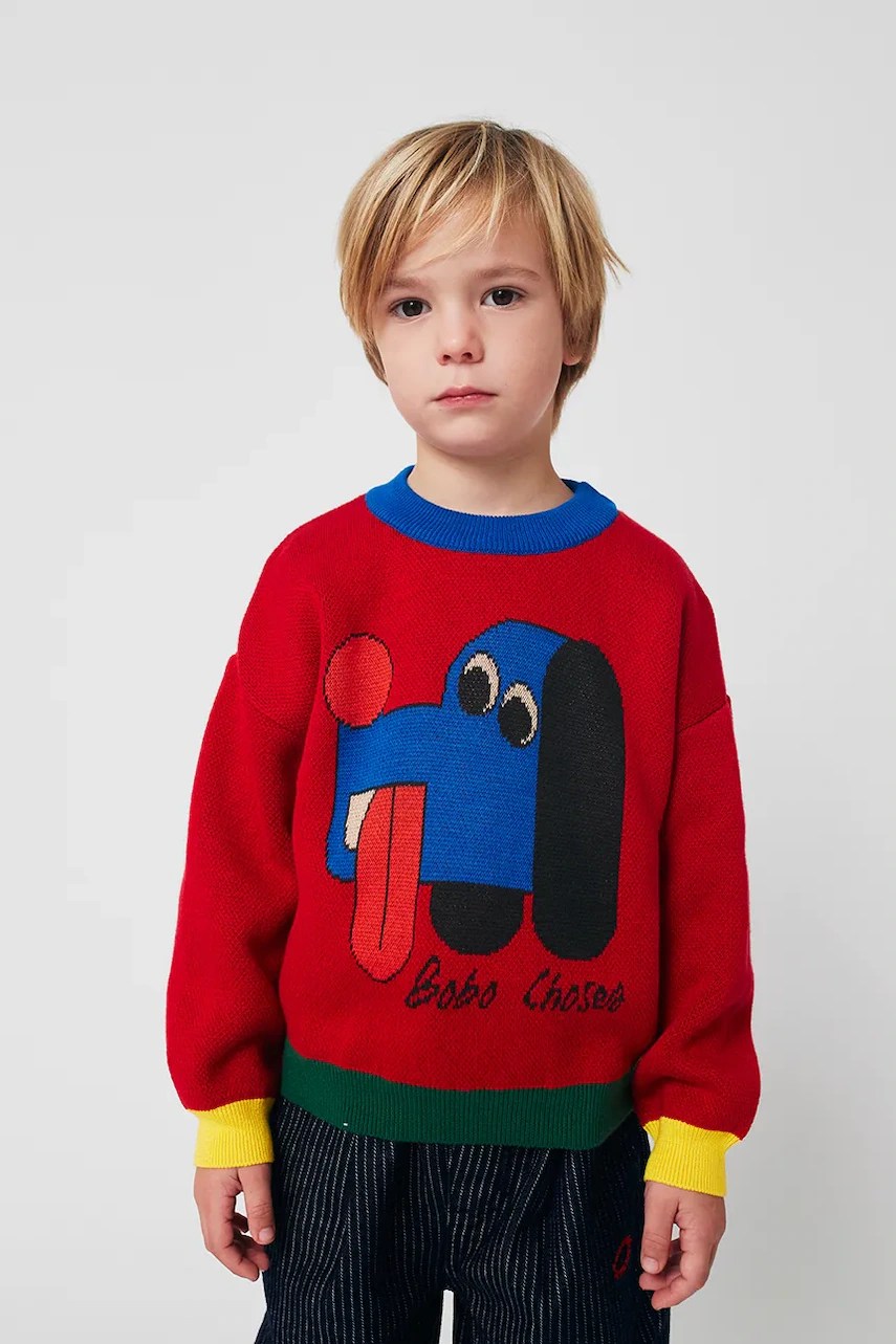 Pulover bobo choses pentru copii Doggy Mate din bumbac Pulover bobo choses pentru copii Doggy Mate din bumbac