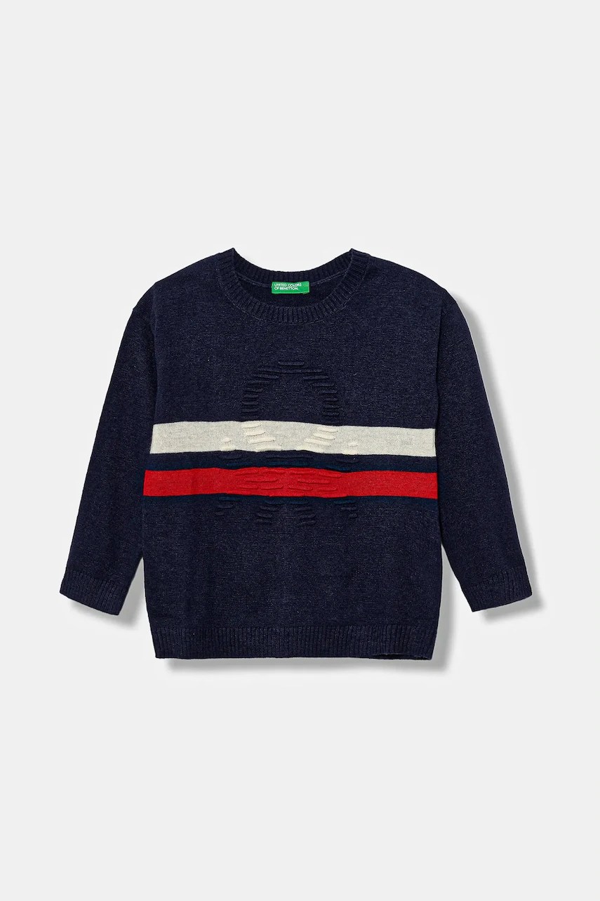 Pulover pentru copii united colors of benetton din amestec de lână Pulover pentru copii united colors of benetton din amestec de lână