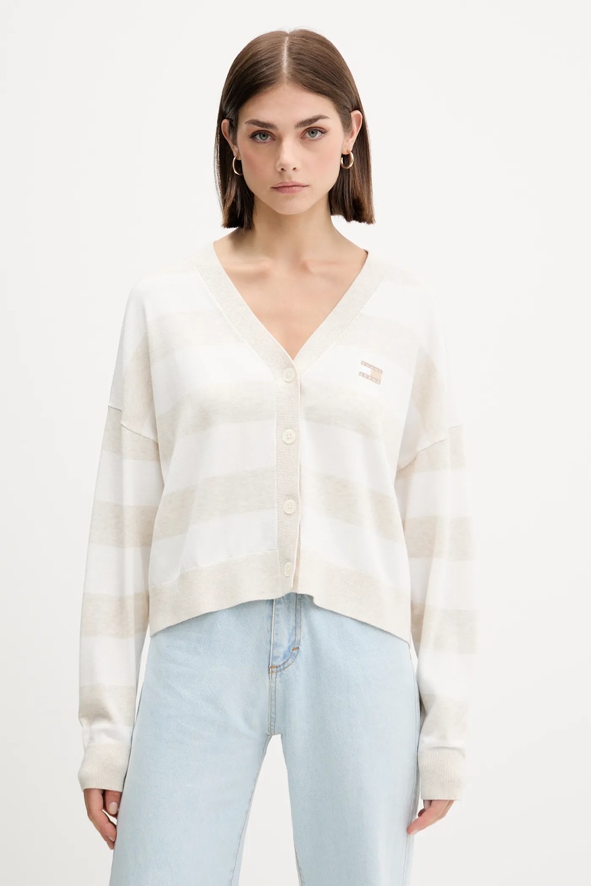 Cardigan din bumbac tommy jeans Cardigan din bumbac tommy jeans