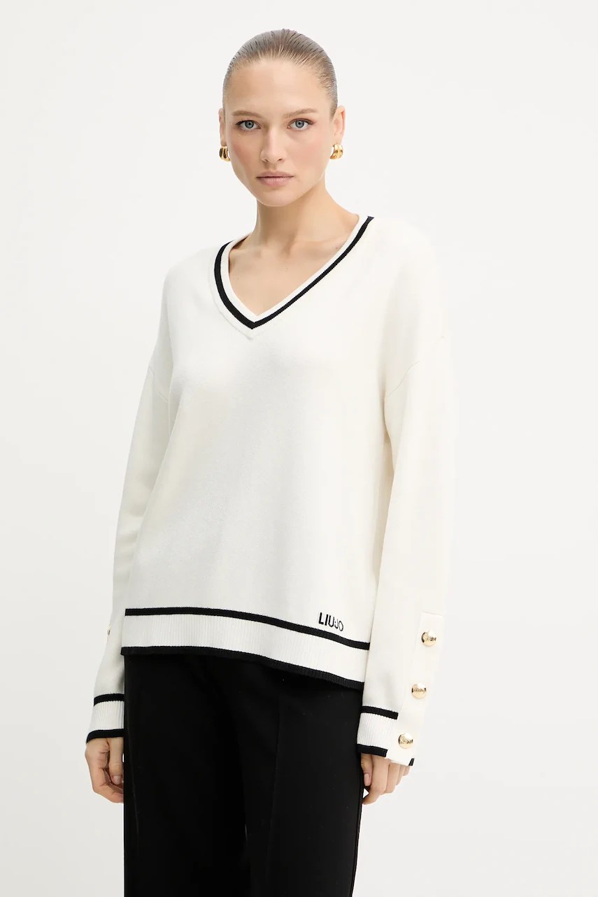 Pulover liu jo din amestec de mătase Pulover liu jo din amestec de mătase