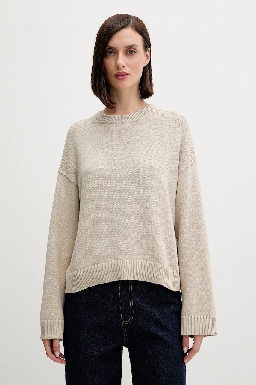 Pulover pentru femei din bumbac – CALVIN KLEIN JEANS Pulover pentru femei din bumbac – CALVIN KLEIN JEANS
