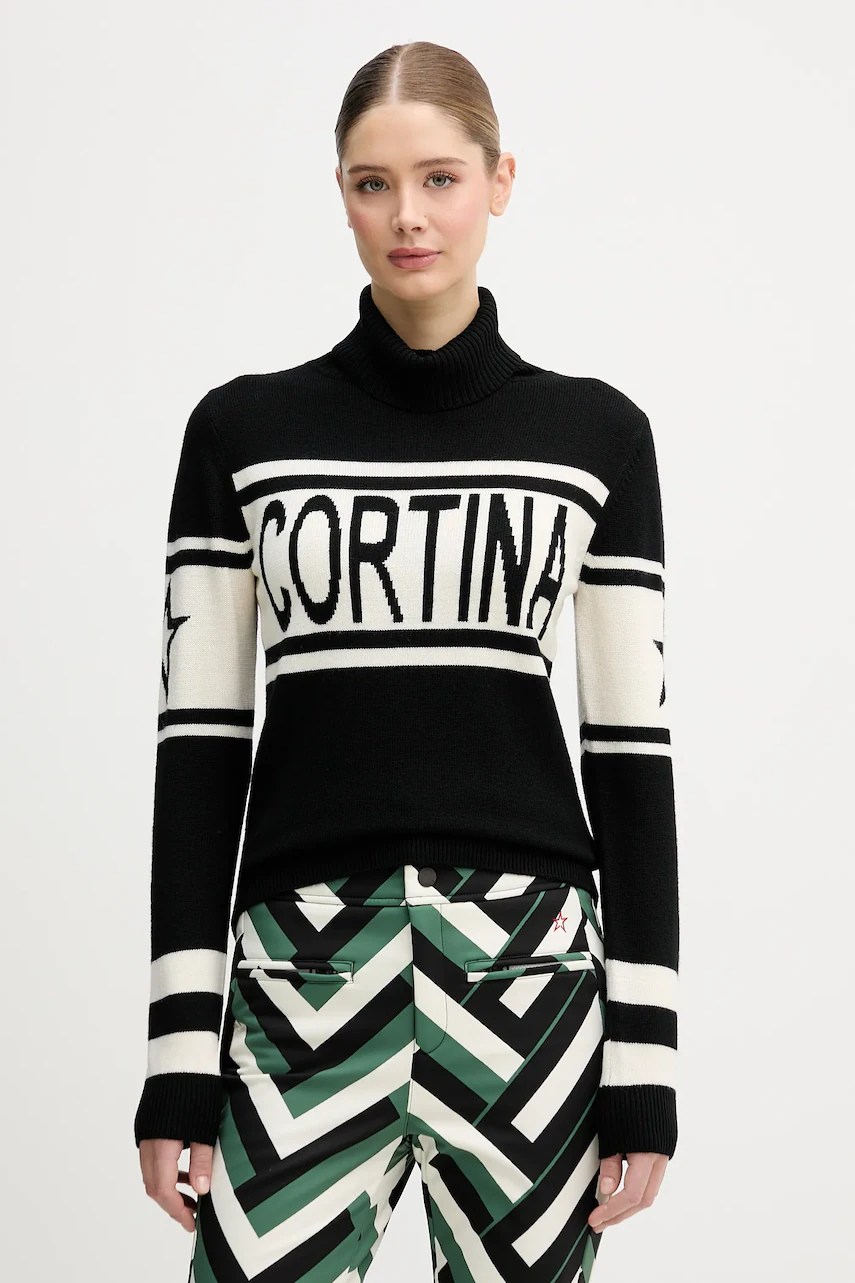 Pulover de lână merino perfect moment Cortina Pulover de lână merino perfect moment Cortina