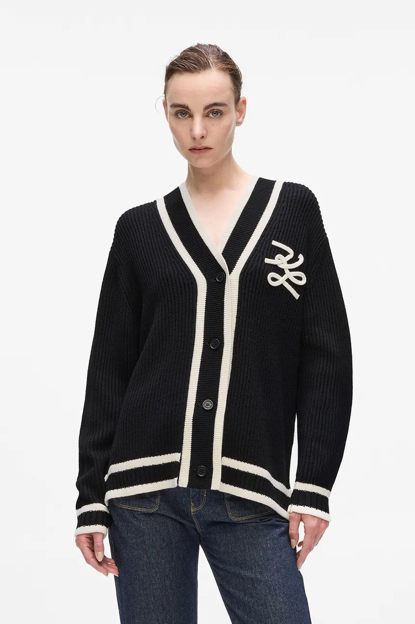 Cardigan cu lână – Karl Lagerfeld Cardigan cu lână – Karl Lagerfeld