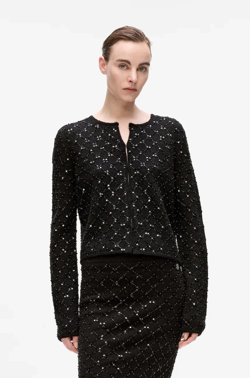 Karl lagerfeld cardigan din amestec de lână Karl lagerfeld cardigan din amestec de lână