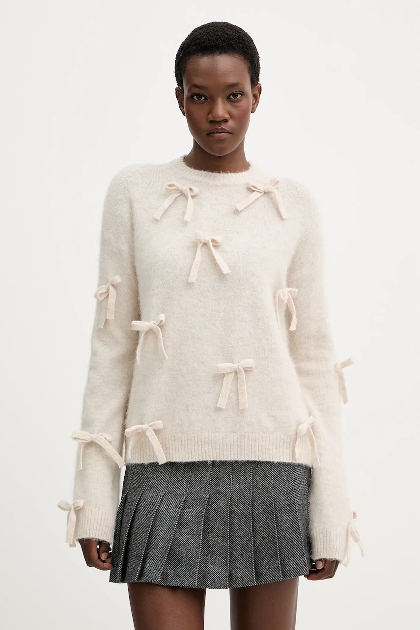 Pulover aniye by din lână cu croială lejeră Pulover aniye by din lână cu croială lejeră