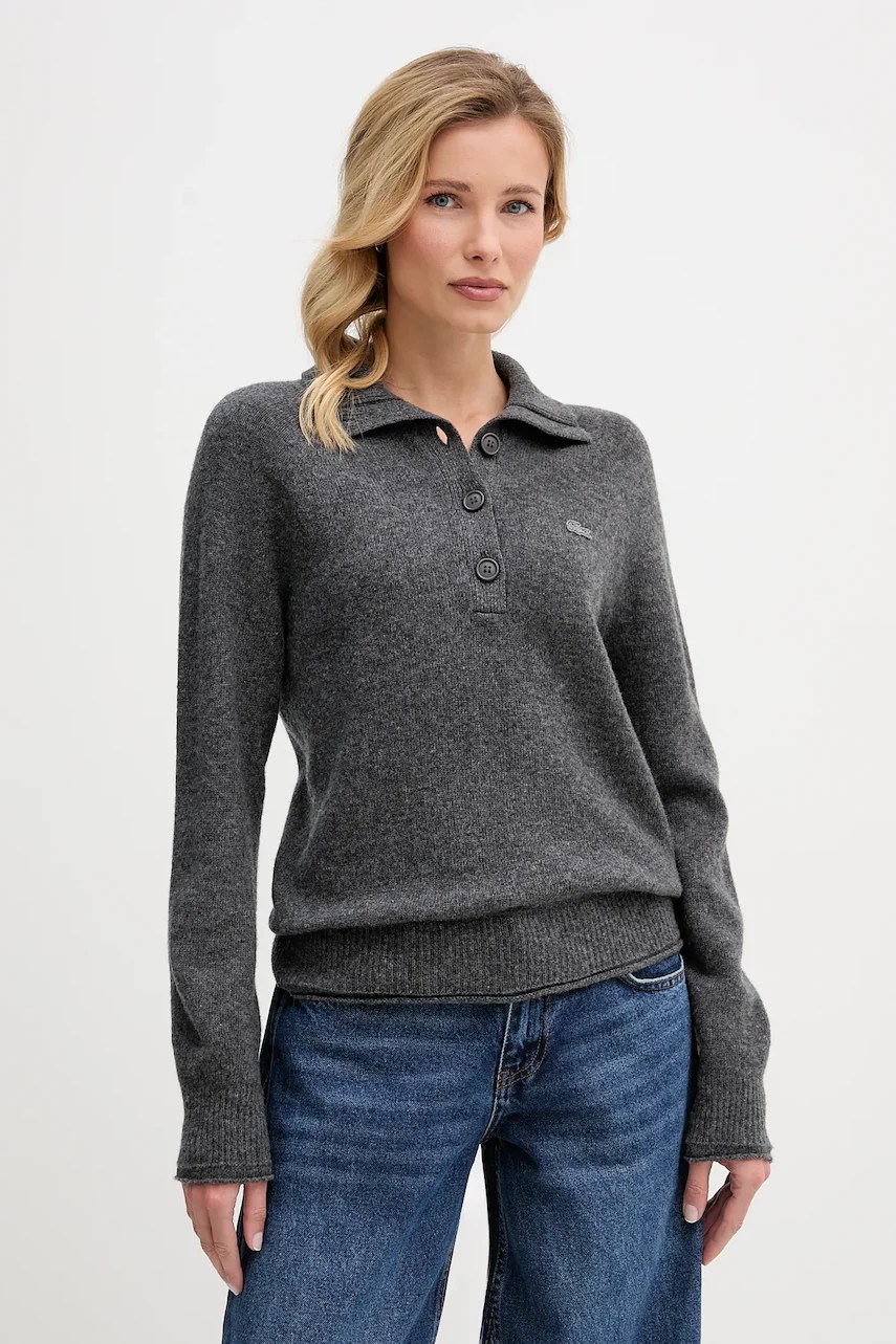 Pulover lacoste din lână Pulover lacoste din lână