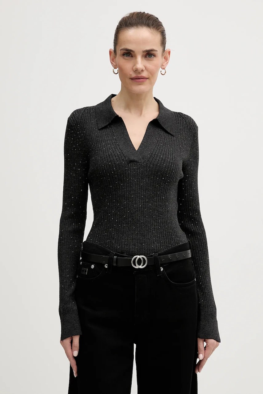 Mos mosh pulover Ronika cu mărgele decorative Mos mosh pulover Ronika cu mărgele decorative