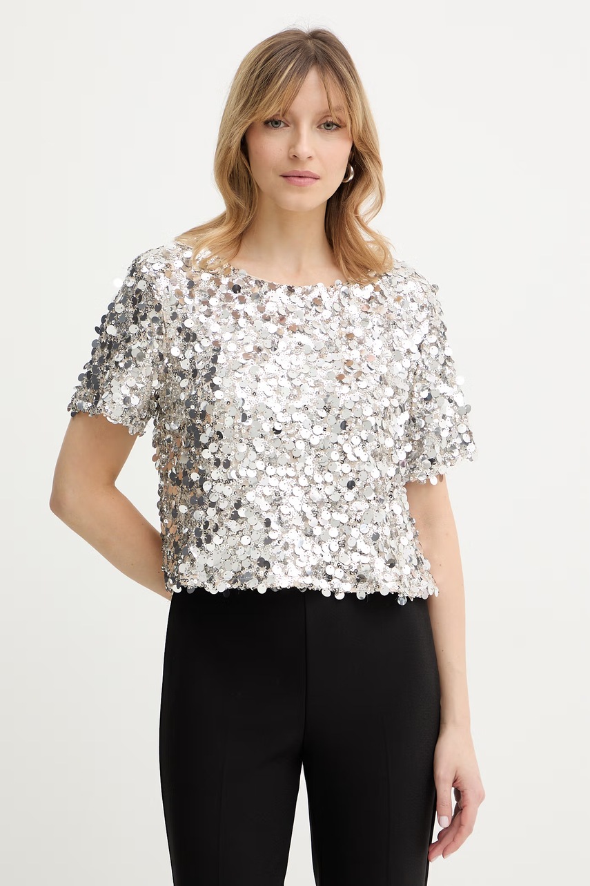 Bluză haveone oversize cu cravată decorativă Bluză haveone oversize cu cravată decorativă