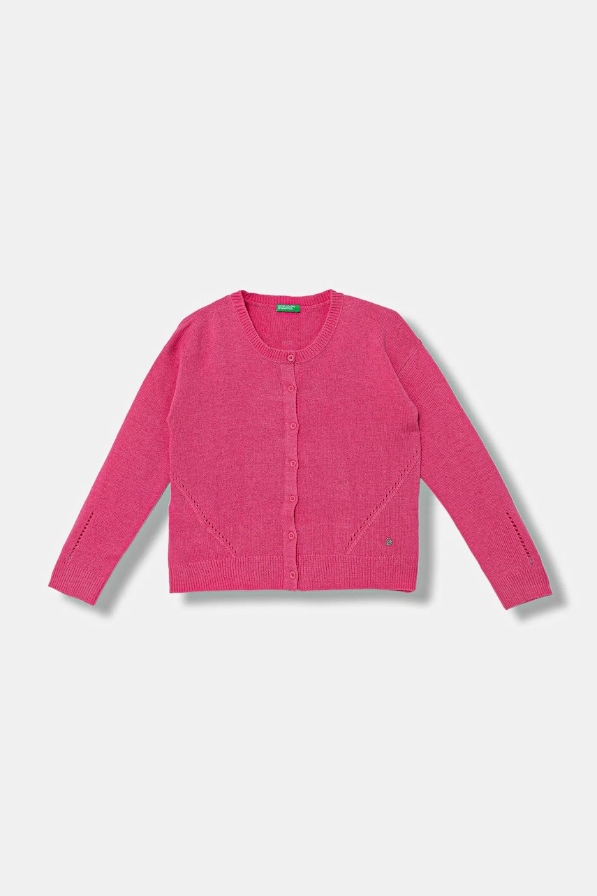 Cardigan de lână united colors of benetton Cardigan de lână united colors of benetton