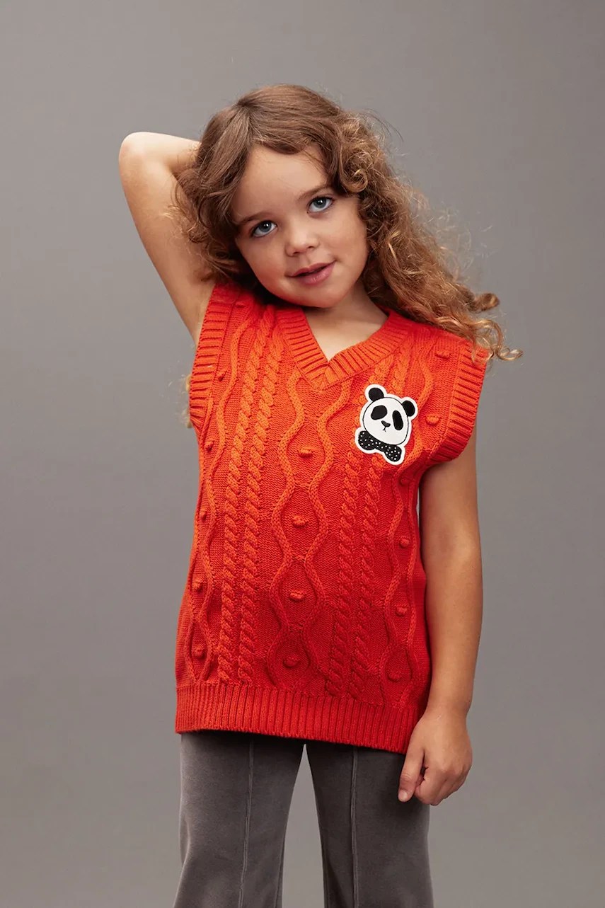 Mini rodini vestă din bumbac pentru copii Mini rodini vestă din bumbac pentru copii