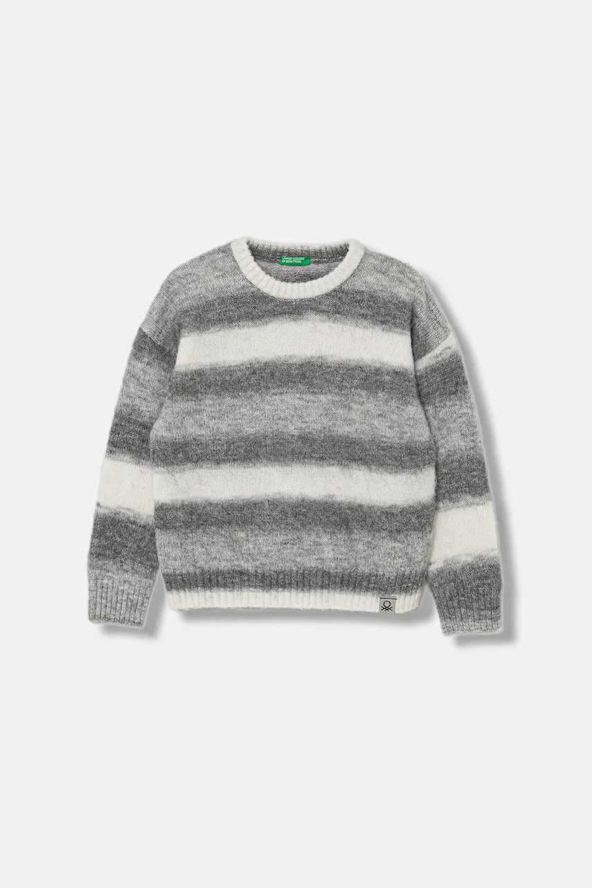 Pulover de lână pentru copii united colors of benetton Pulover de lână pentru copii united colors of benetton