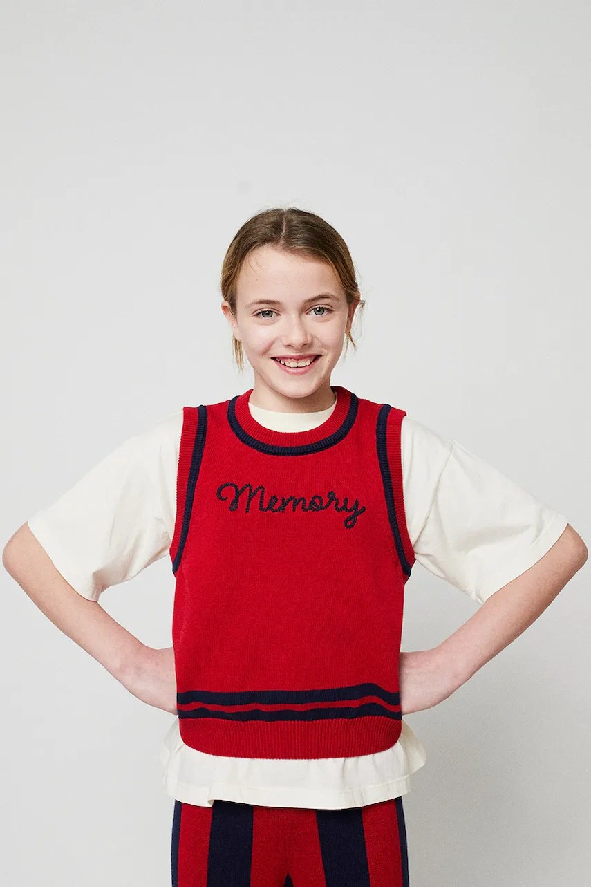 Vestă din bumbac pentru copii Memory de la bobo choses Vestă din bumbac pentru copii Memory de la bobo choses