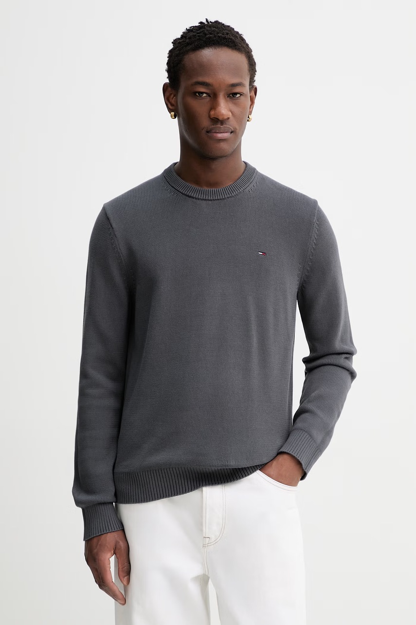 Pulover de bumbac tommy jeans Pulover de bumbac tommy jeans