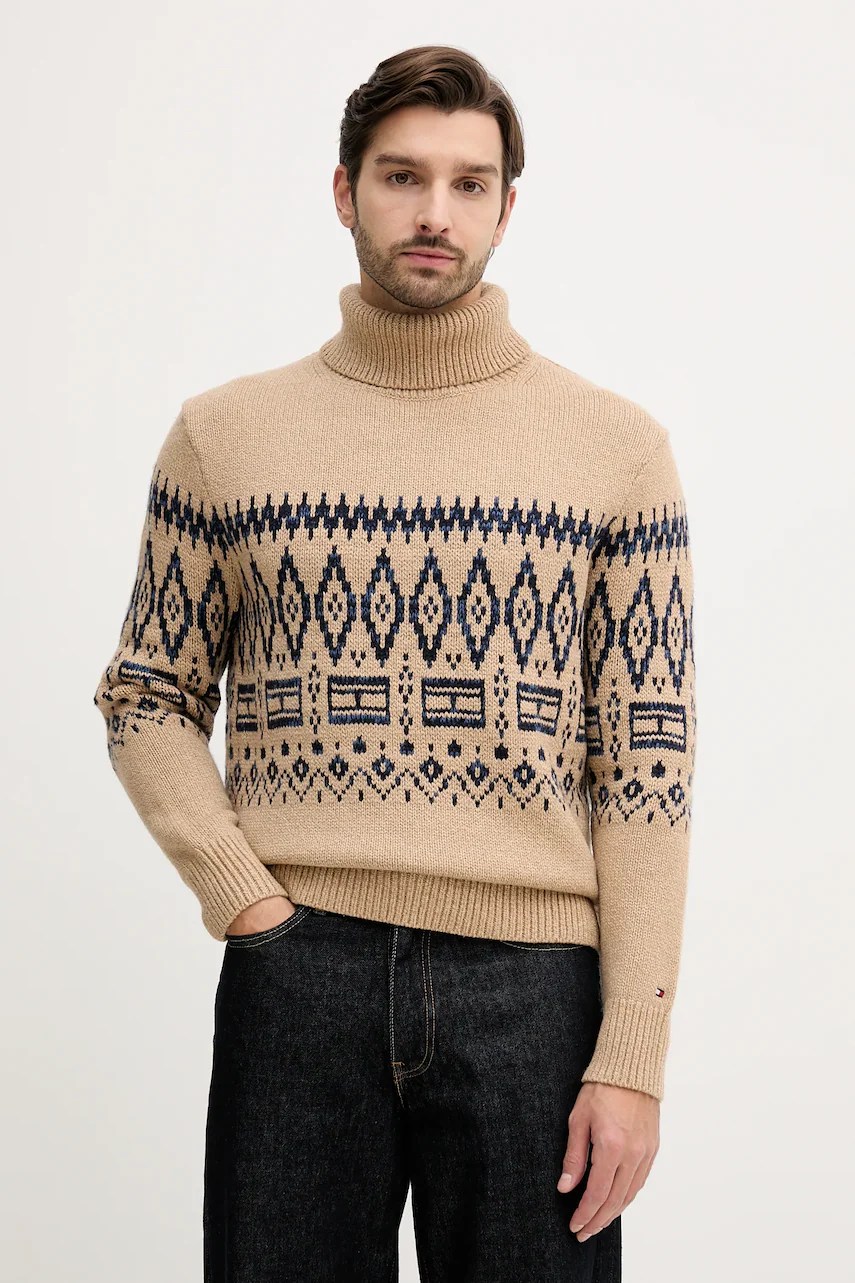 Pulover tommy hilfiger din amestec de lână Pulover tommy hilfiger din amestec de lână