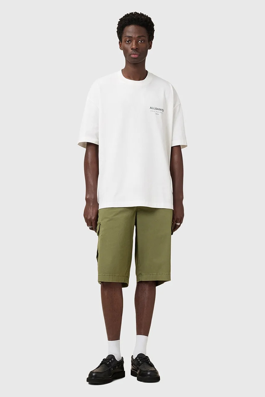 Pantaloni scurți din bumbac AllSaints FLYNN Pantaloni scurți din bumbac AllSaints FLYNN