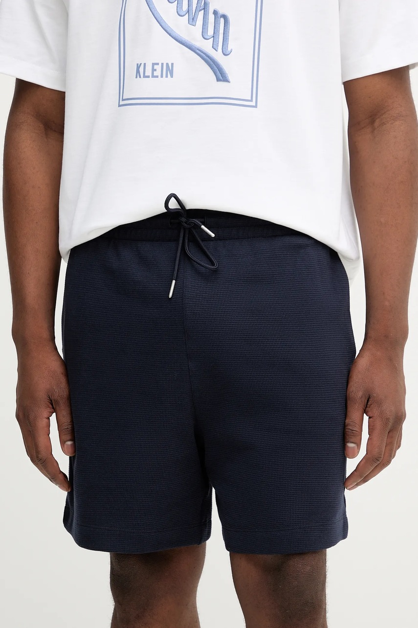Pantaloni scurți din bumbac calvin klein jeans Pantaloni scurți din bumbac calvin klein jeans