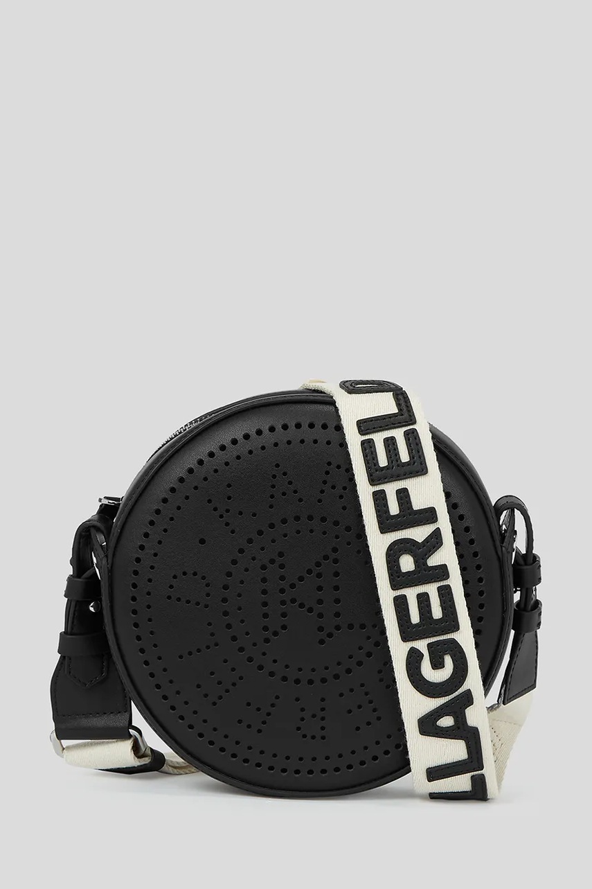 Geantă de piele karl lagerfeld k/CIRCLE Geantă de piele karl lagerfeld k/CIRCLE