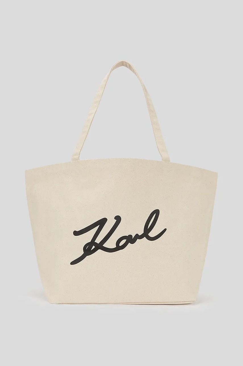 Geantă de bumbac k/SIGNATURE karl lagerfeld Geantă de bumbac k/SIGNATURE karl lagerfeld