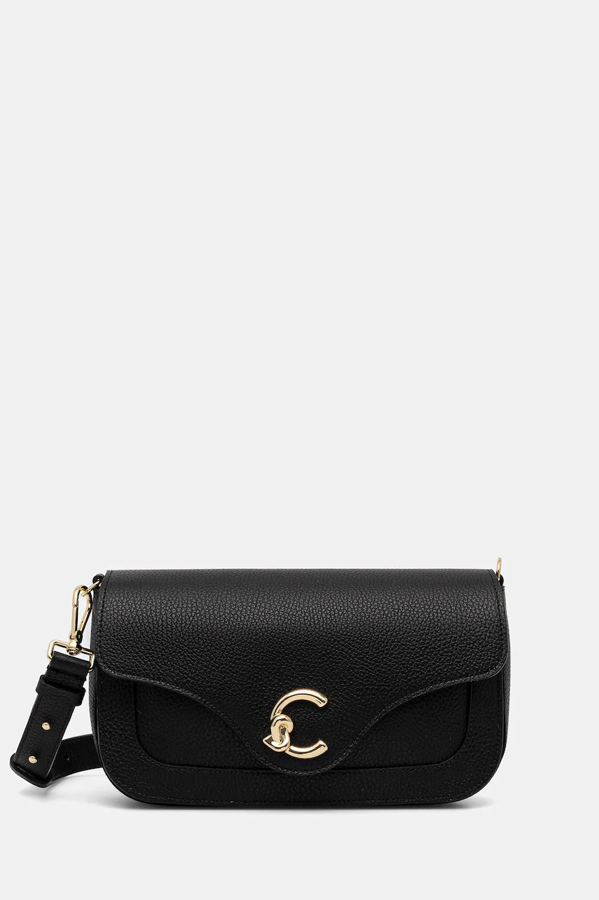 Poșetă de piele COCCINELLE c-ME Poșetă de piele COCCINELLE c-ME