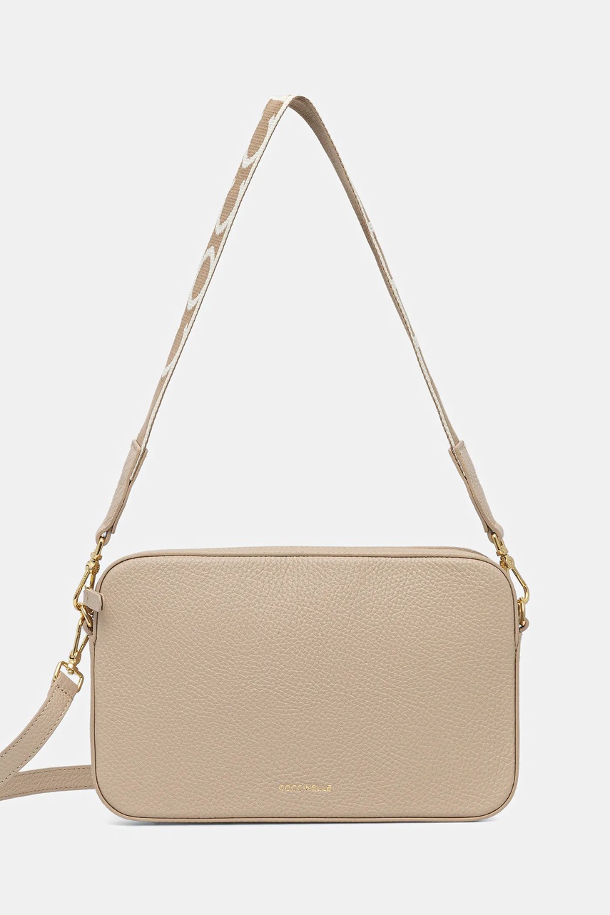 Poșetă de piele TEBE coccinelle Poșetă de piele TEBE coccinelle