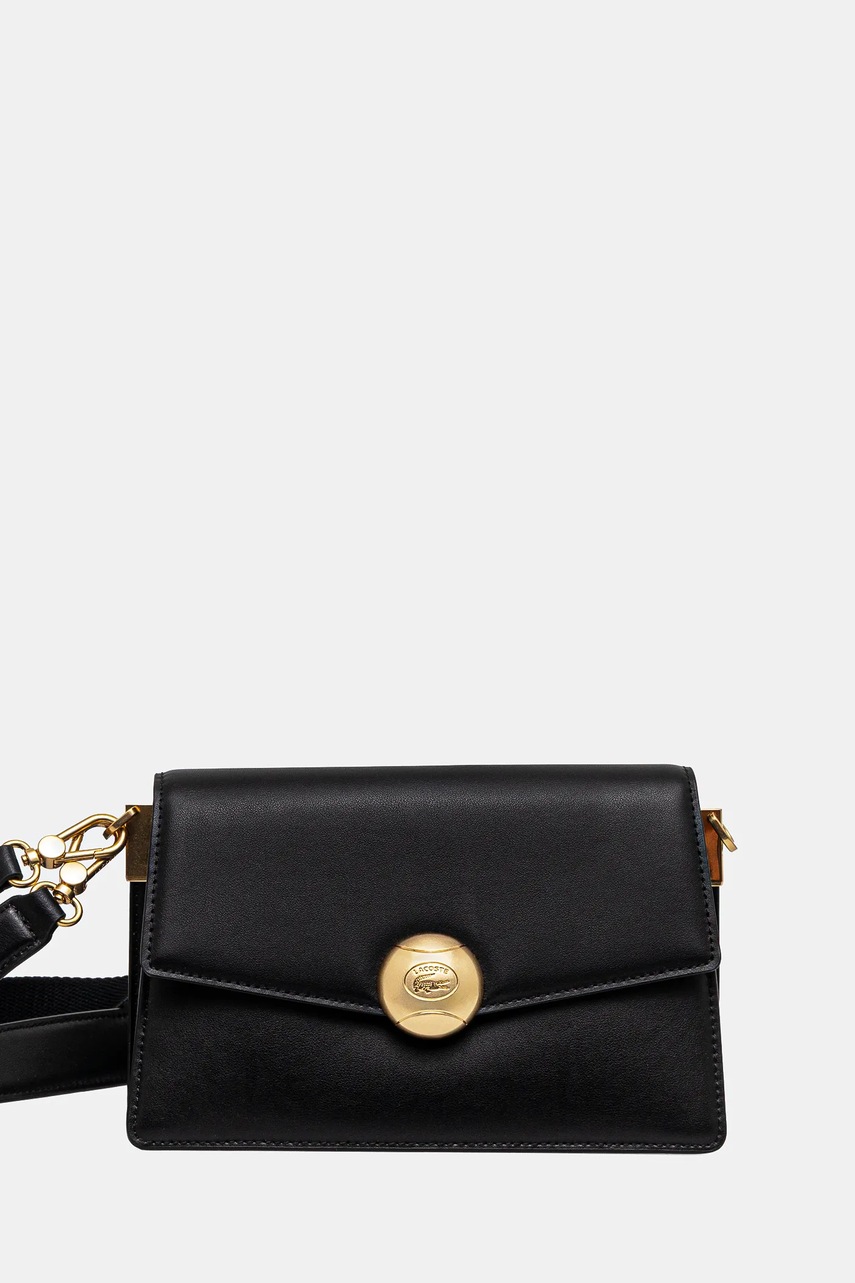 Poșetă de piele lacoste Poșetă de piele lacoste