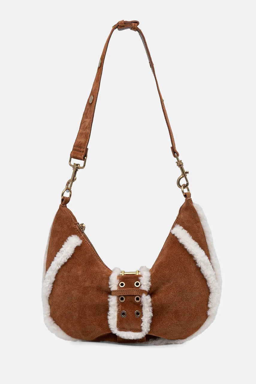 Geantă de mână din piele întoarsă marciano by guess Geantă de mână din piele întoarsă marciano by guess