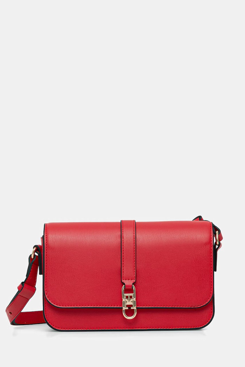 Geantă poștaș pentru femei tommy hilfiger cu imitație de piele Geantă poștaș pentru femei tommy hilfiger cu imitație de piele