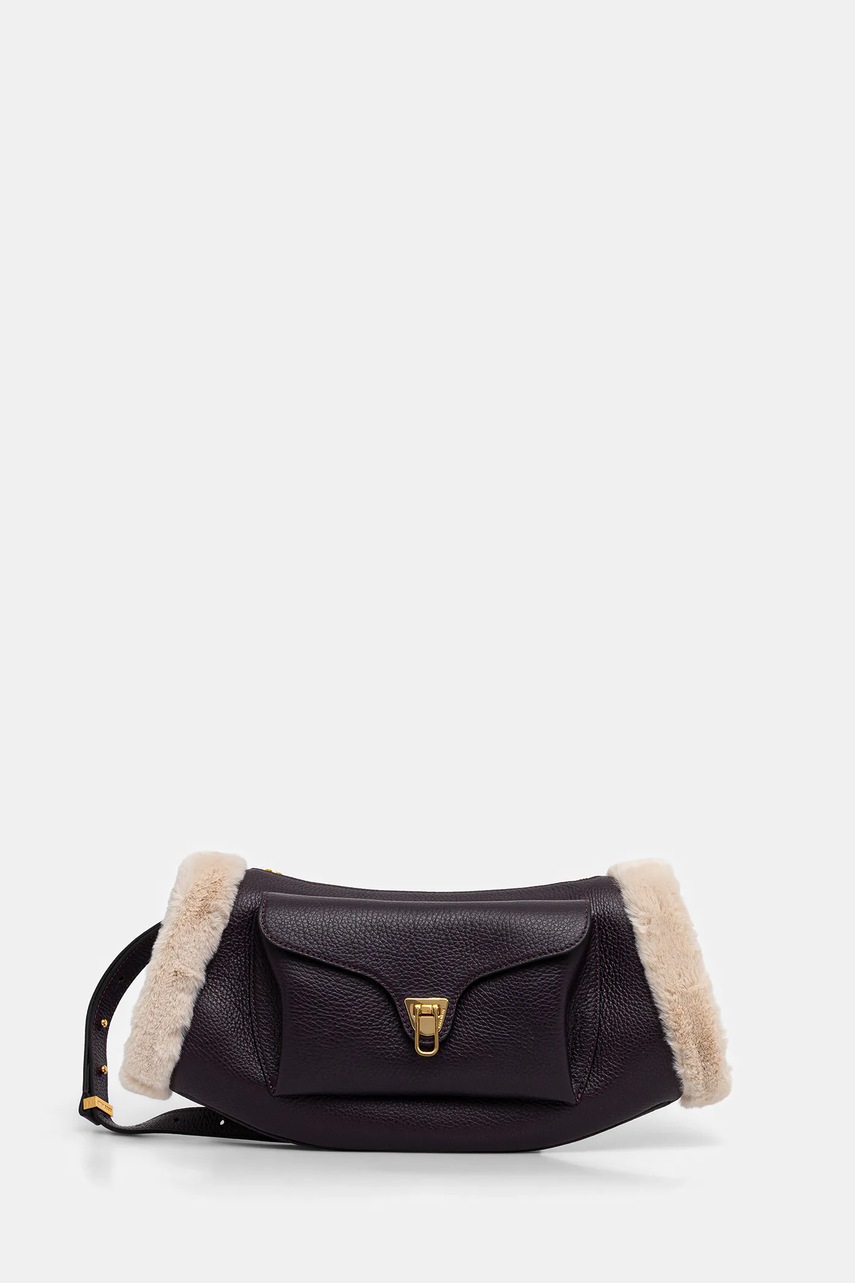 Poșetă de piele coccinelle BEAT Poșetă de piele coccinelle BEAT