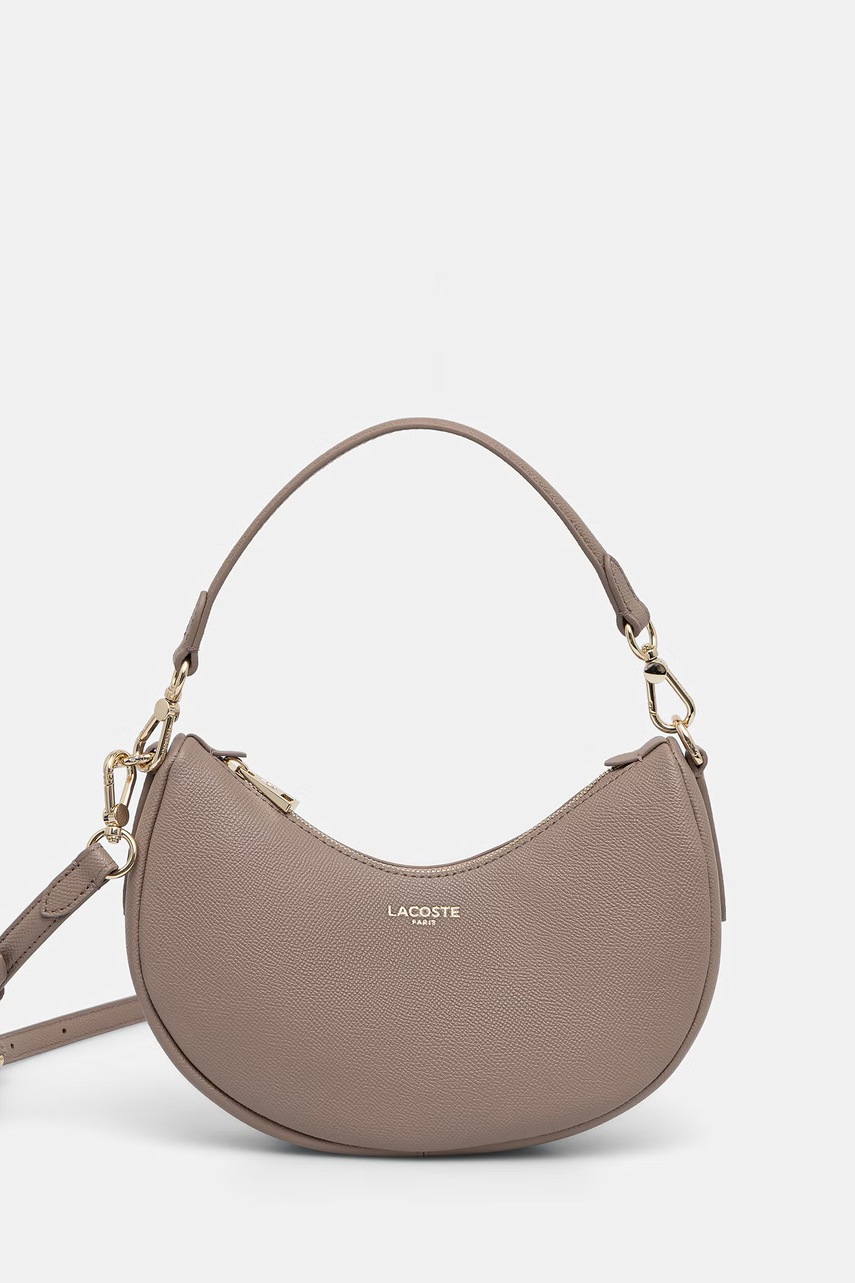 Poșetă de piele lacoste Poșetă de piele lacoste