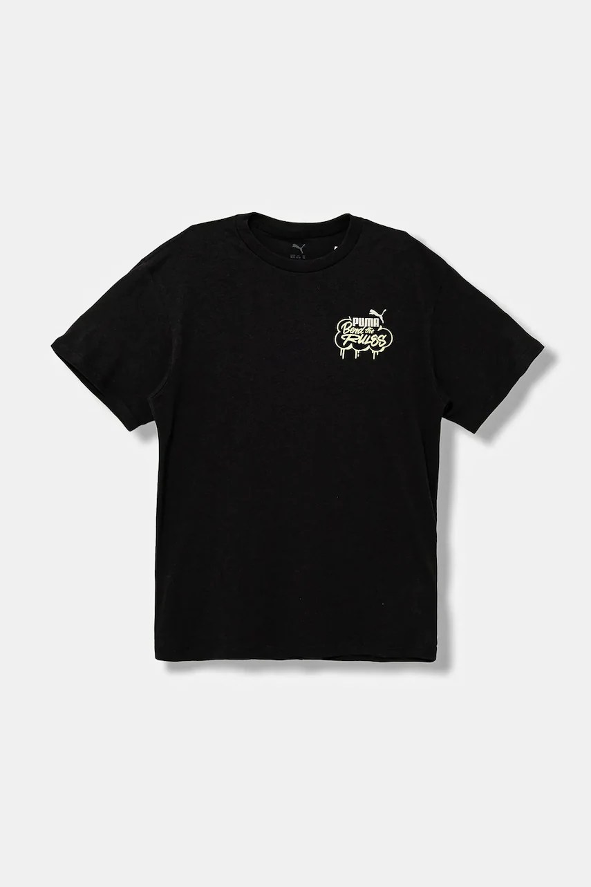 Tricou puma de bumbac pentru copii MID90s graphic tee II b Tricou puma de bumbac pentru copii MID90s graphic tee II b