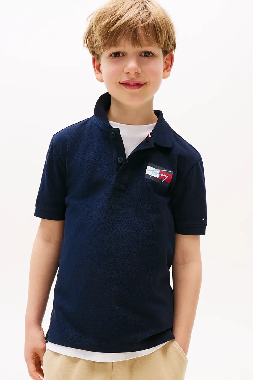 Tricouri polo din bumbac pentru copii tommy hilfiger Tricouri polo din bumbac pentru copii tommy hilfiger