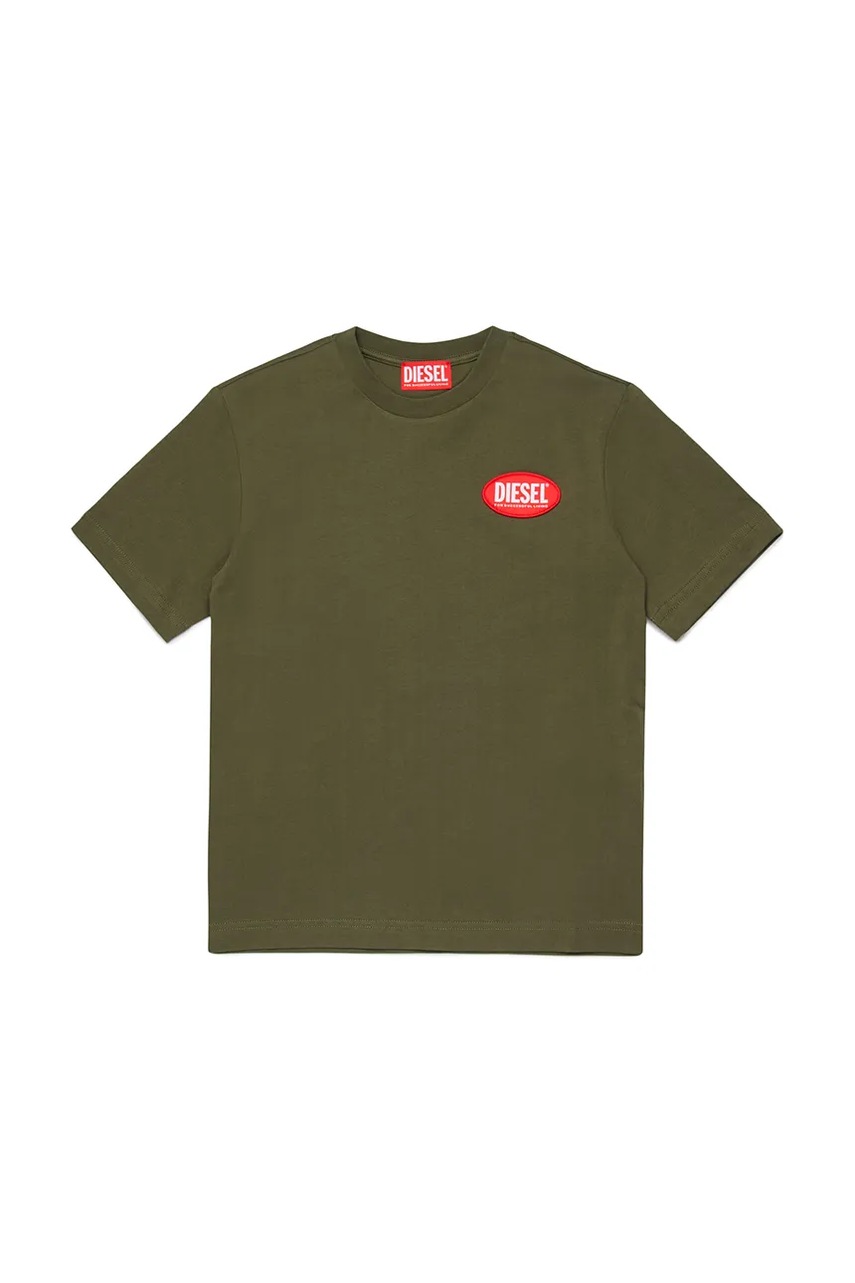 Tricou de bumbac pentru copii diesel TPATCH OVER t-SHIRT Tricou de bumbac pentru copii diesel TPATCH OVER t-SHIRT