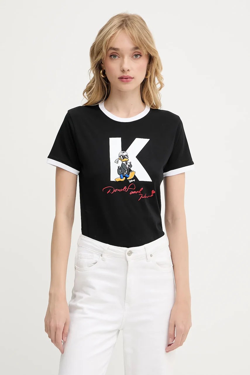 Karl lagerfeld tricou bumbac KL x DISNEY Karl lagerfeld tricou bumbac KL x DISNEY