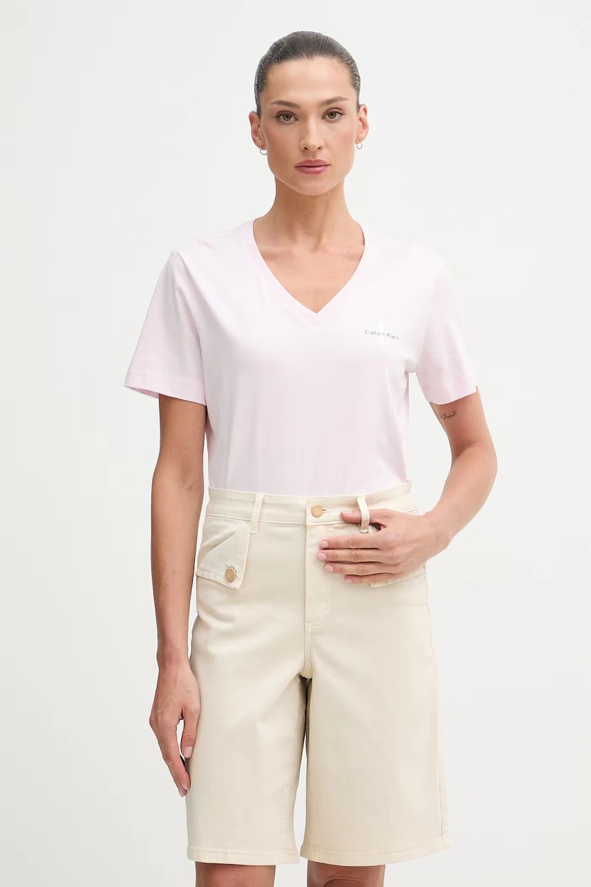 Tricou de damă calvin klein jeans, pachet de 2 Tricou de damă calvin klein jeans, pachet de 2