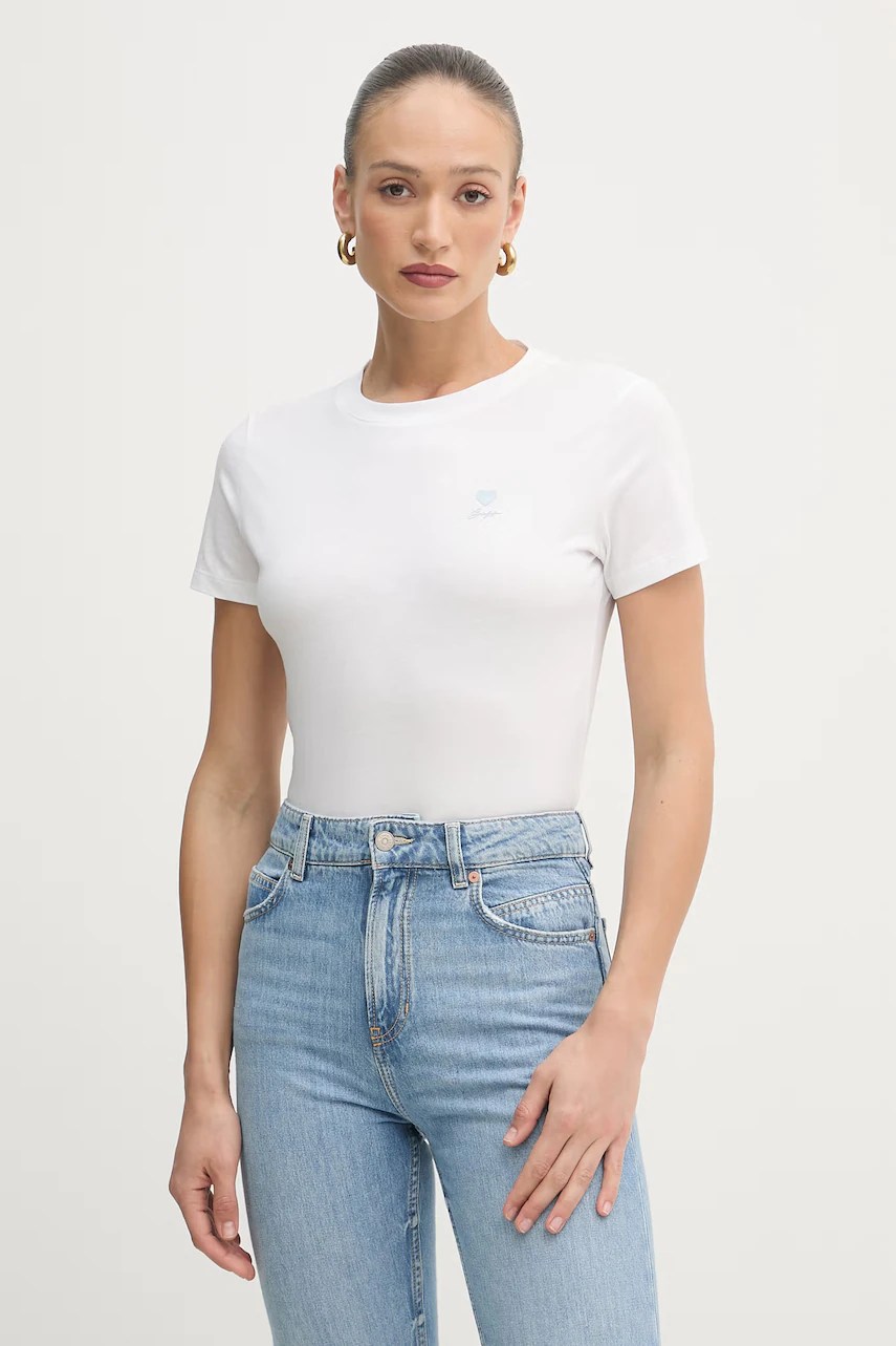 Tricou de damă BOSS orange din bumbac c_esogo_3 Tricou de damă BOSS orange din bumbac c_esogo_3