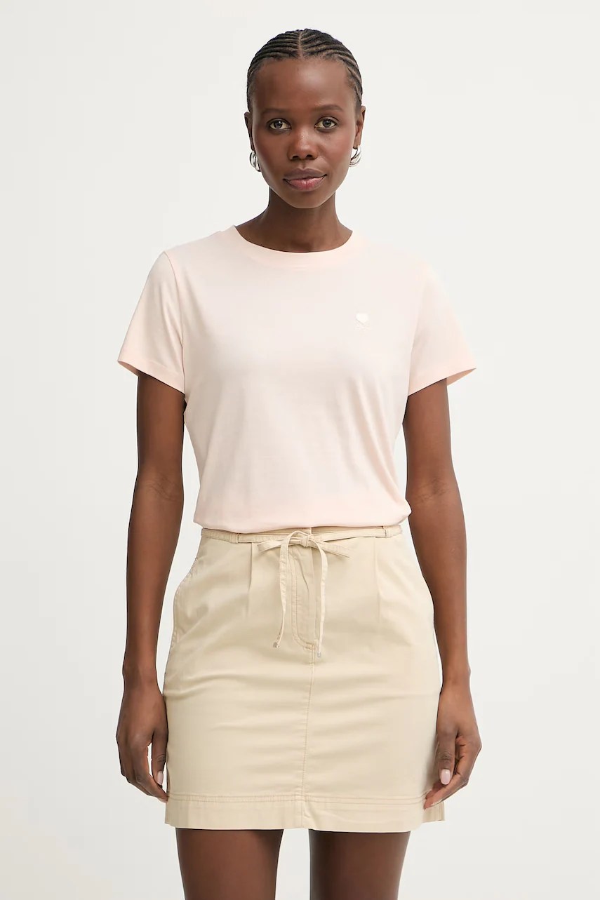 Tricou de damă BOSS orange c_esogo_3 din bumbac Tricou de damă BOSS orange c_esogo_3 din bumbac