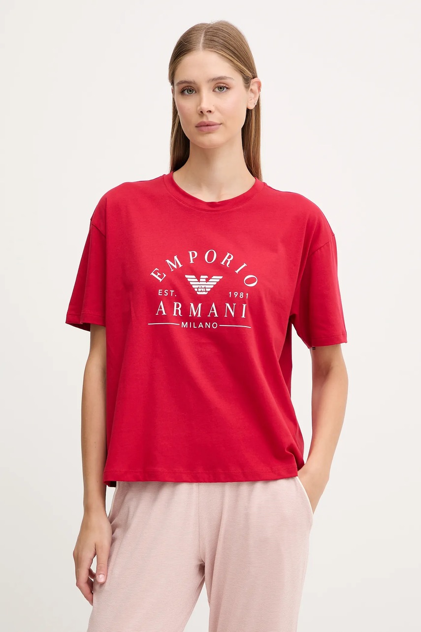 Tricou lounge emporio armani din bumbac Tricou lounge emporio armani din bumbac