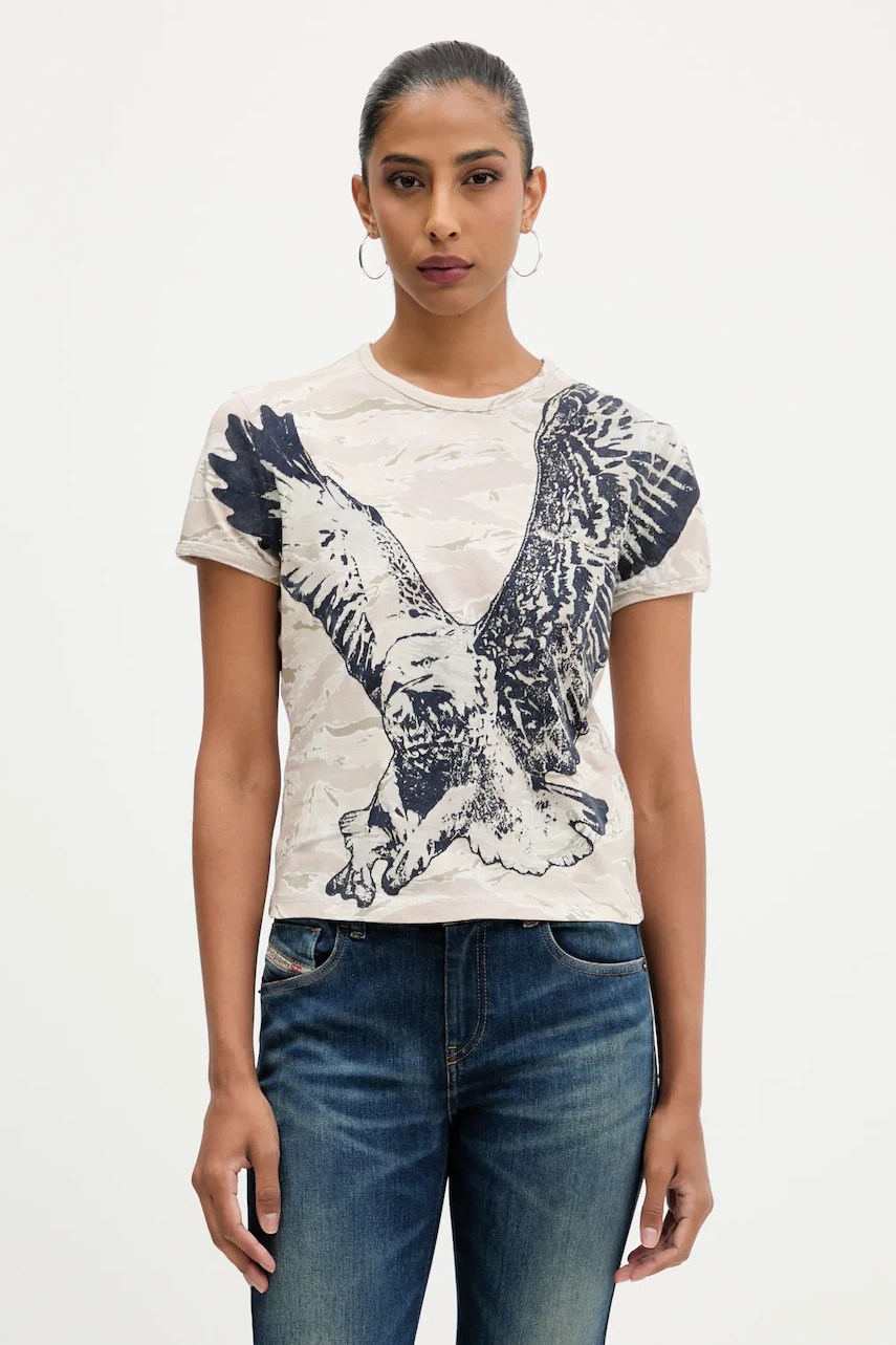 Tricou diesel t-UNCUTIE-LONG-R1 din bumbac Tricou diesel t-UNCUTIE-LONG-R1 din bumbac