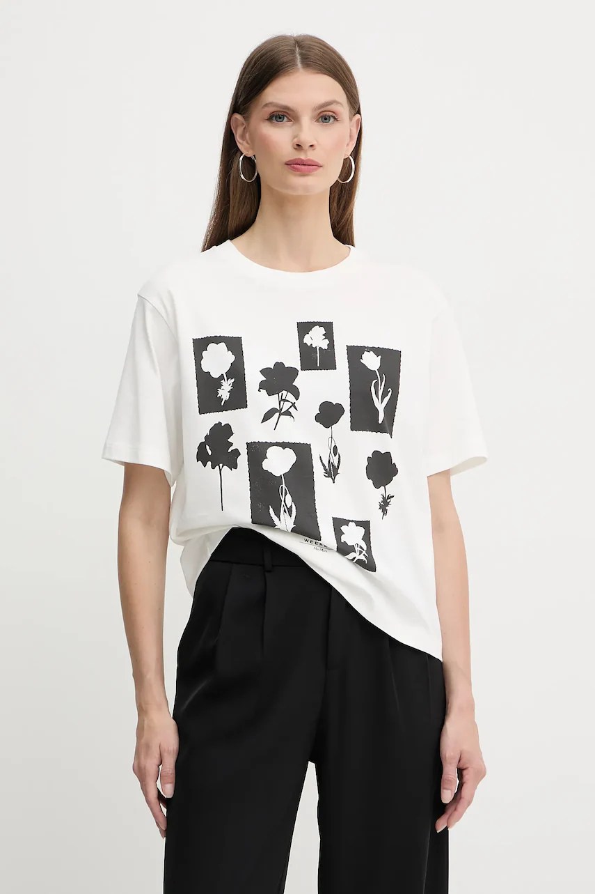 Tricou de bumbac weekend max mara Tricou de bumbac weekend max mara