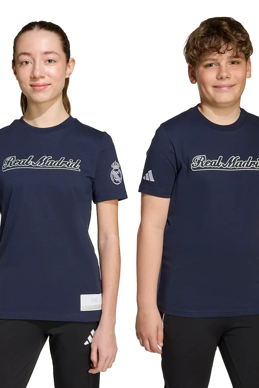 Tricou de bumbac adidas performance pentru copii REAL MADRID Tricou de bumbac adidas performance pentru copii REAL MADRID