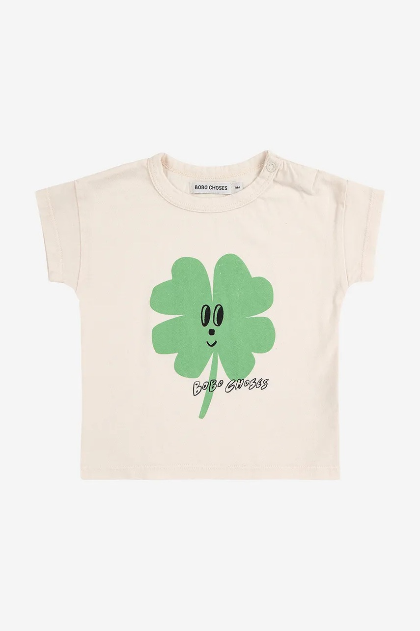Tricou bobo choses de bumbac pentru copii Lucky Clover Tricou bobo choses de bumbac pentru copii Lucky Clover