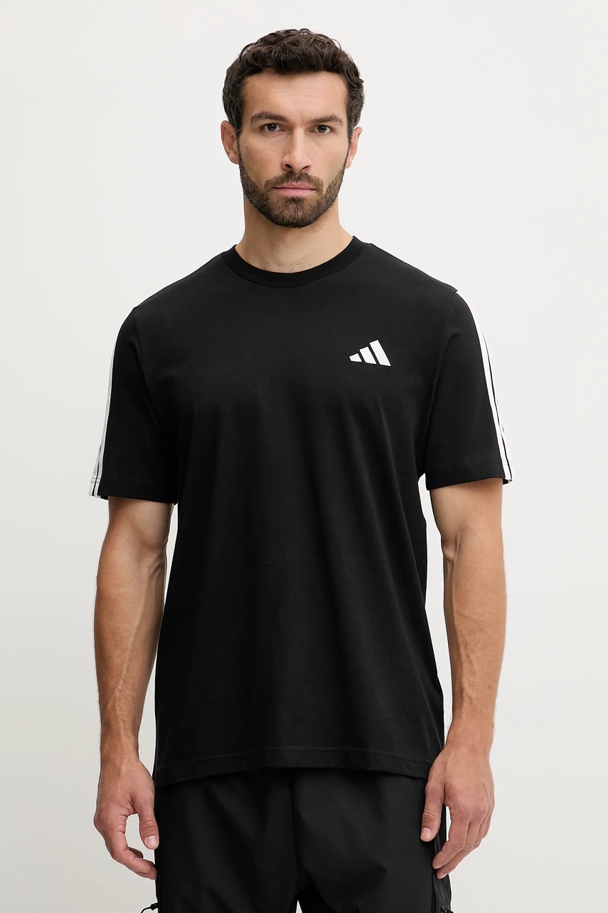 Tricou din bumbac adidas 3-stripes Tricou din bumbac adidas 3-stripes
