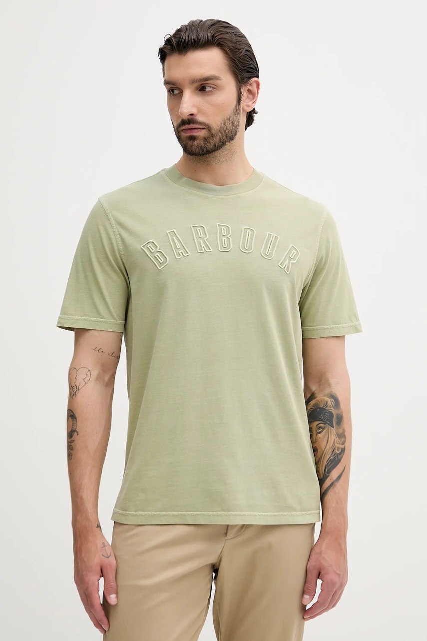 Tricou din bumbac barbour BANFORD Tricou din bumbac barbour BANFORD