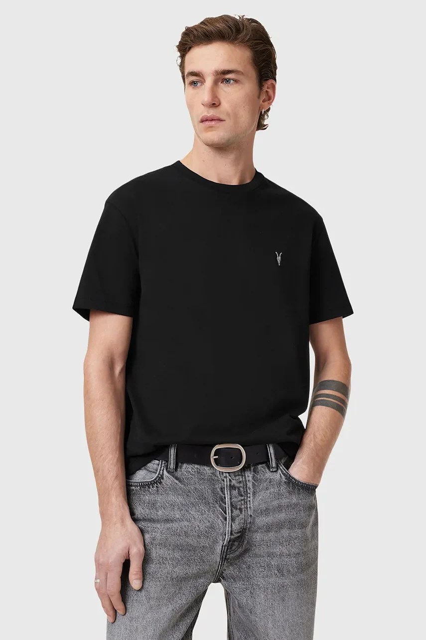 Tricou AllSaints DEXTER din bumbac Tricou AllSaints DEXTER din bumbac