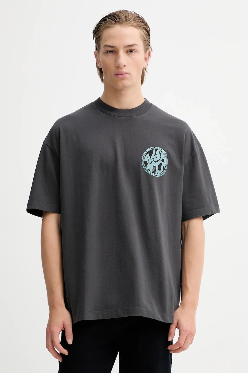 Tricou AllSaints DISTORTION din bumbac Tricou AllSaints DISTORTION din bumbac
