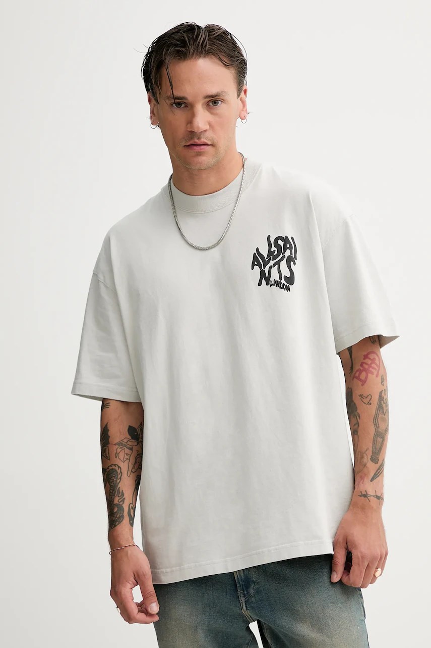 Tricou AllSaints din bumbac ORLANDO Tricou AllSaints din bumbac ORLANDO