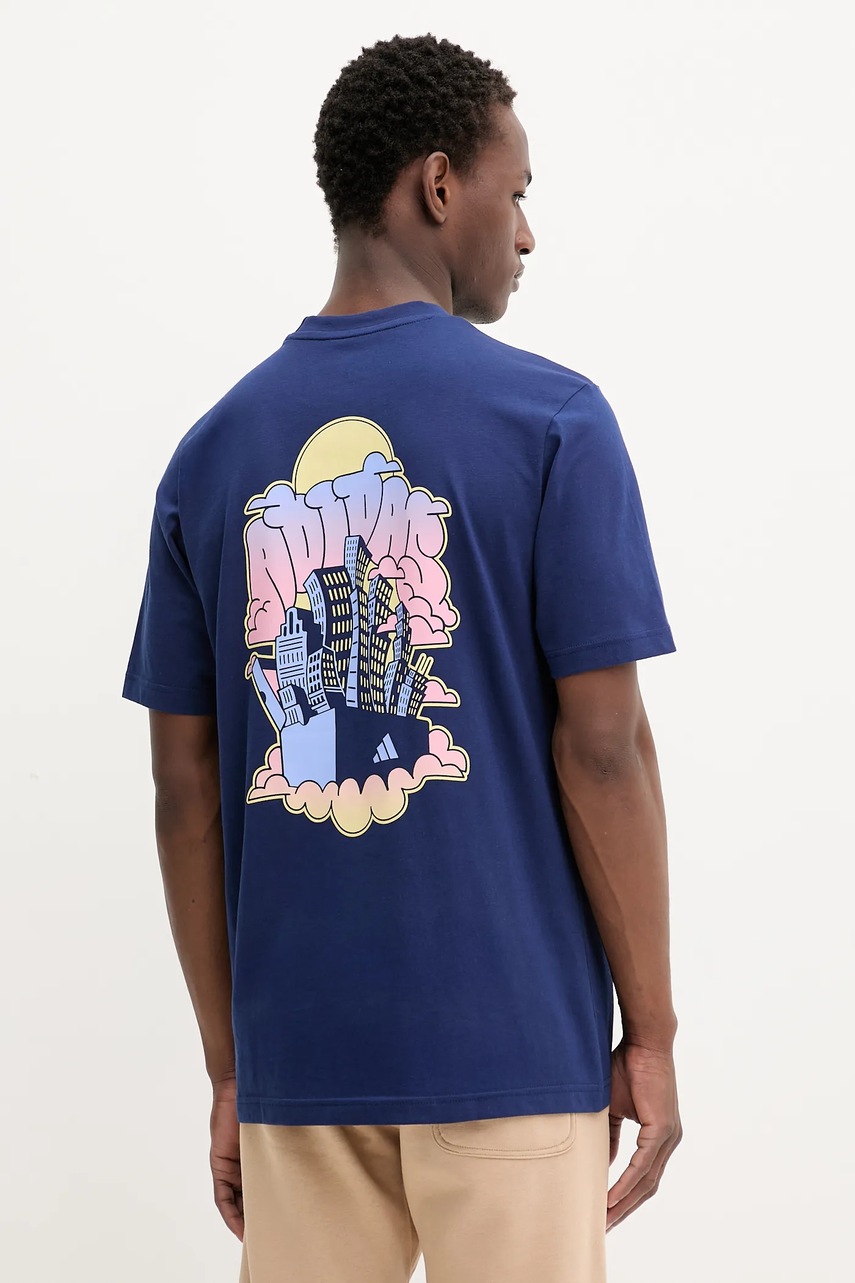 Tricou adidas din bumbac 90S CITY Tricou adidas din bumbac 90S CITY
