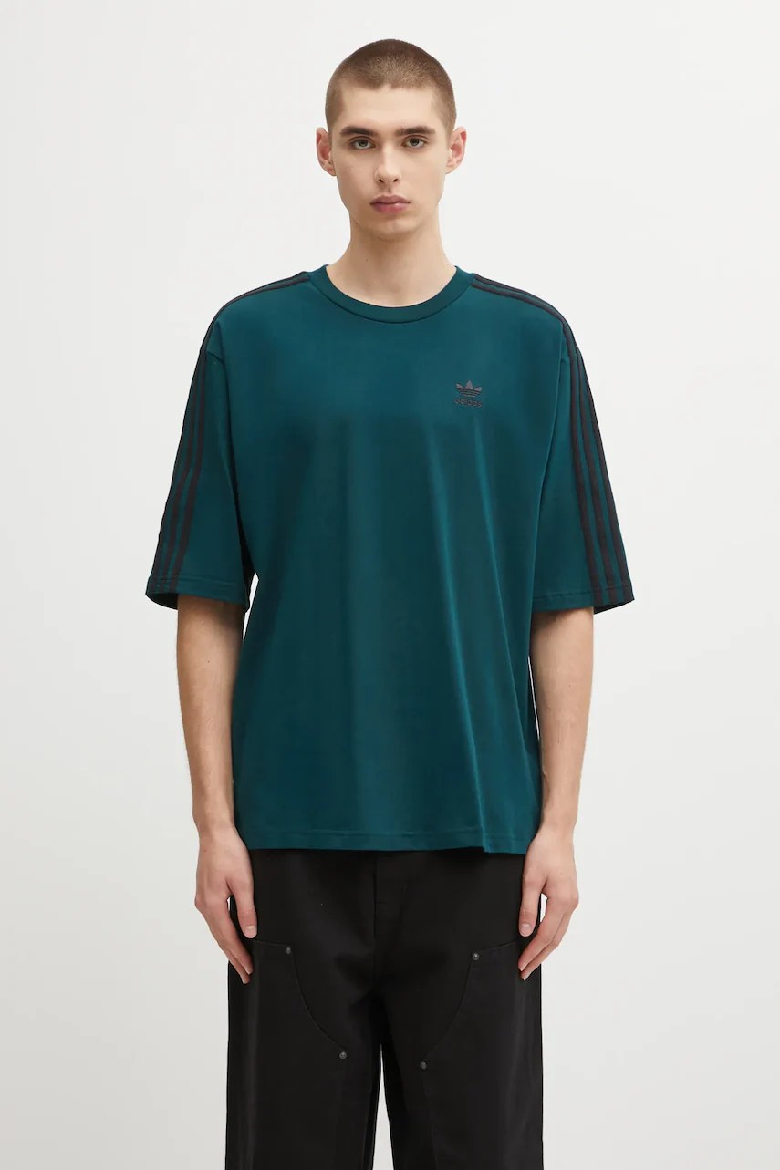Tricou Oversize din bumbac adidas originals Tricou Oversize din bumbac adidas originals